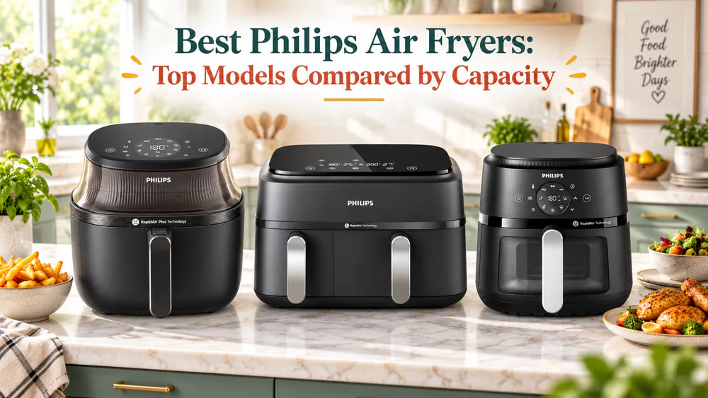 Best Philips Air Fryers: Top Models Compared by Capacity