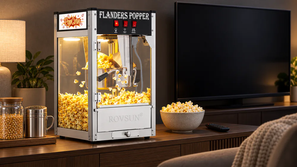 ROVSUN 8 Oz Countertop Popcorn Machine
