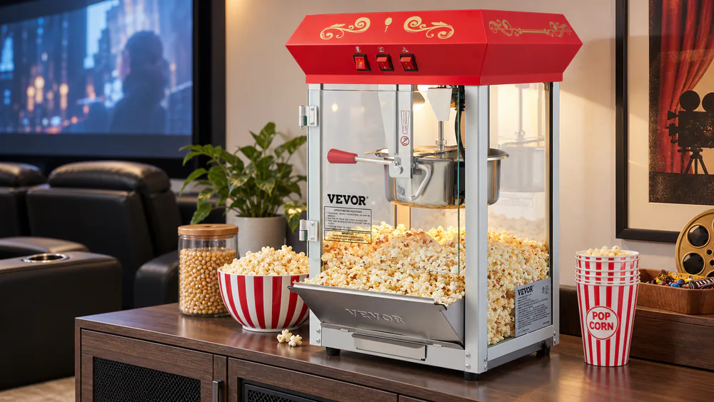 VEVOR 8 Oz Countertop Popcorn Machine