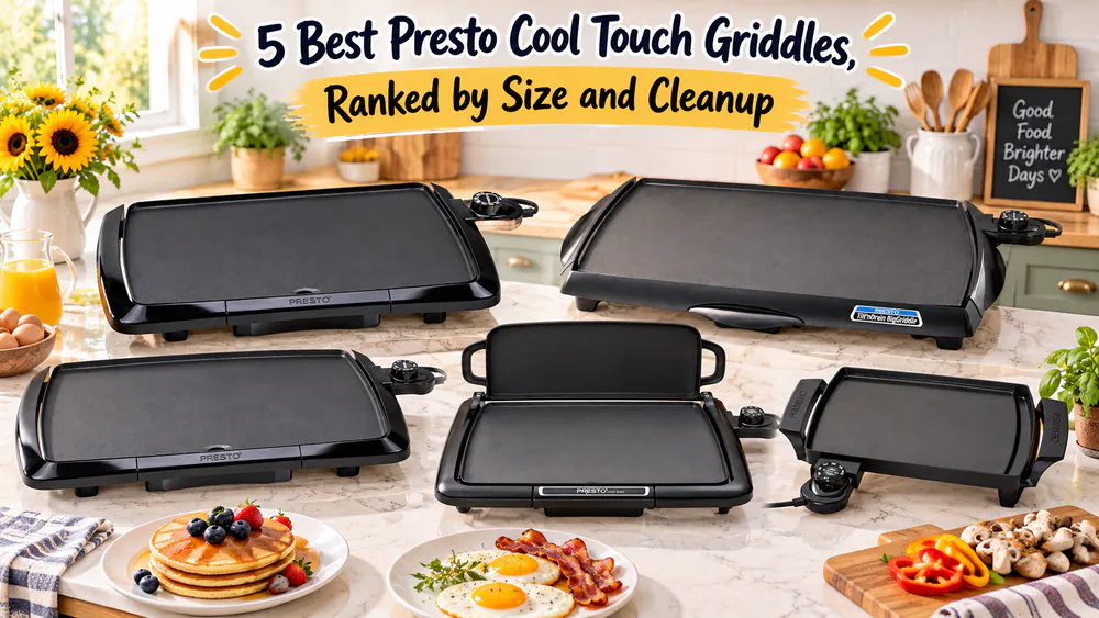 5 Best Presto Cool Touch Griddles, Ranked by Size and Cleanup