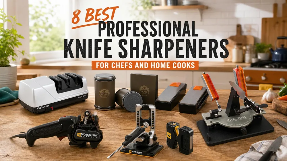 8 Best Professional Knife Sharpeners for Chefs and Home Cooks