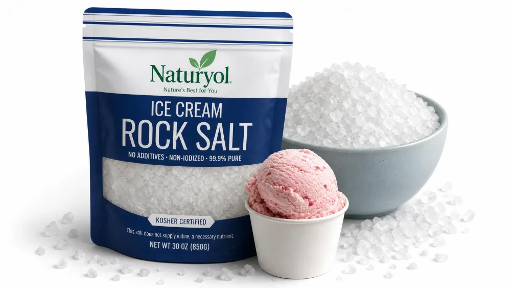 Naturyol Rock Salt for Ice Cream, 30 oz