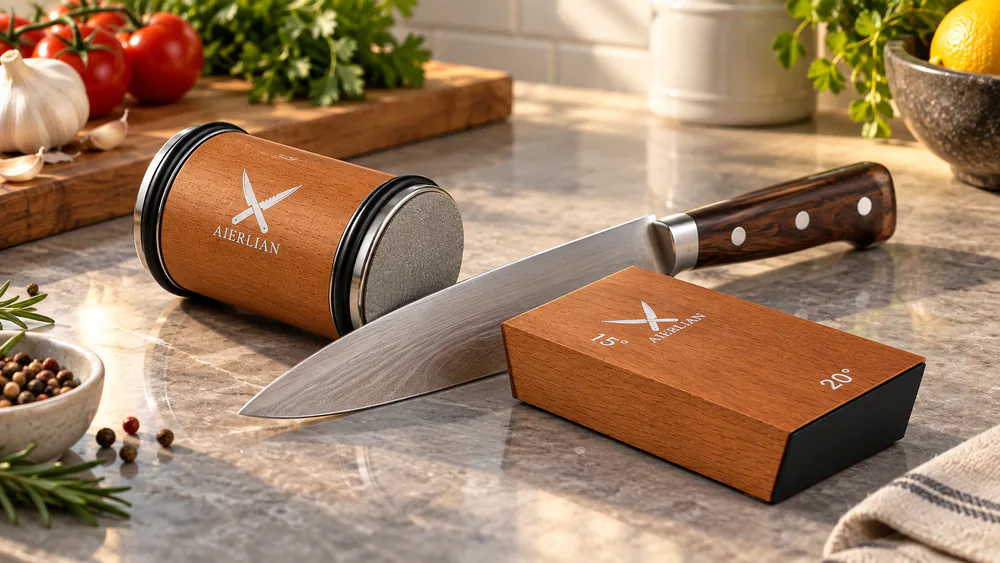 AIERLIAN Rolling Knife Sharpener Kit
