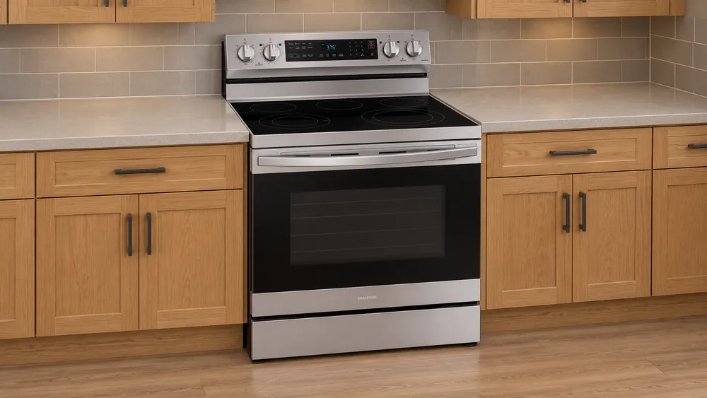 Samsung Smart Freestanding Electric Range NE63A6511SS