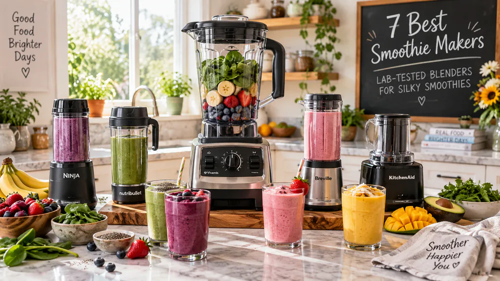 7 Best Smoothie Makers: Lab-Tested Blenders for Silky Smoothies