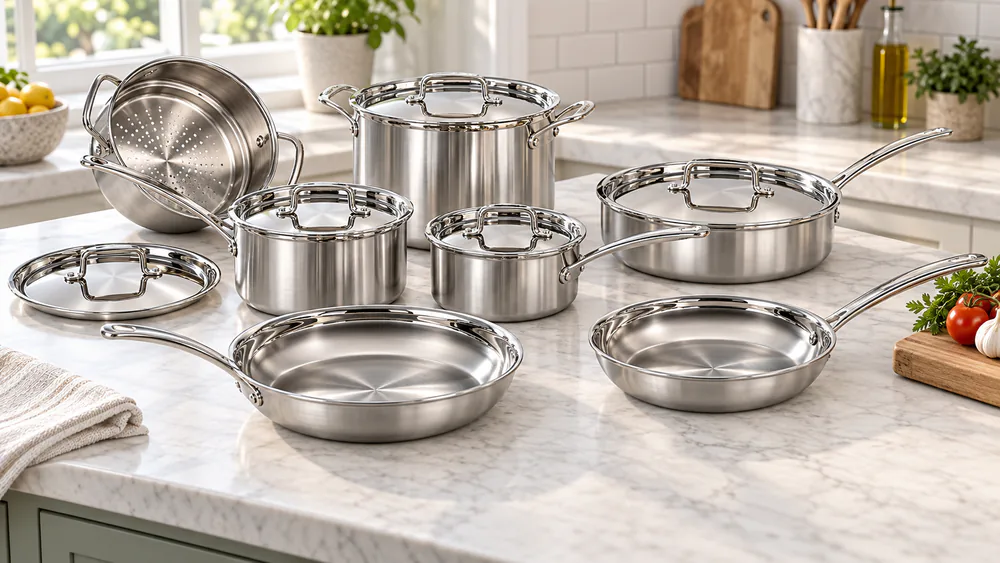Cuisinart MultiClad Pro Tri-Ply 12-Piece Cookware Set