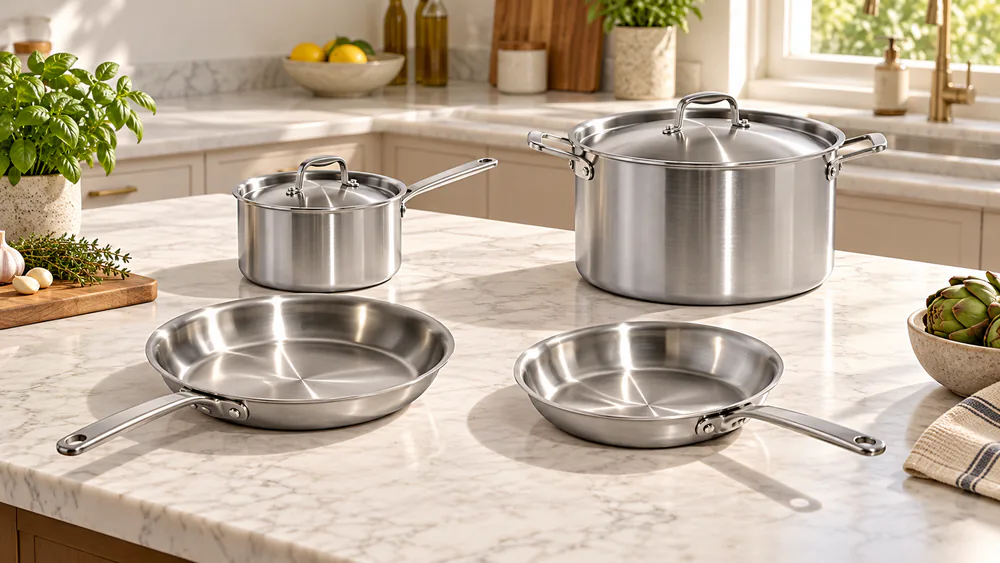 Made In Starter Stainless Steel 6-Piece Cookware Kit