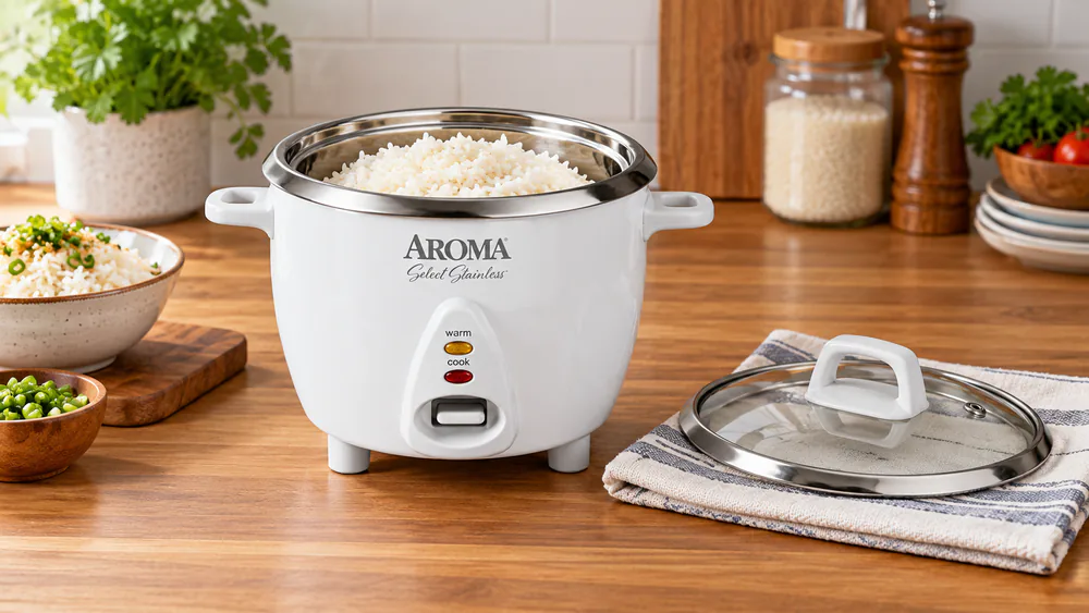 Aroma Select Stainless 6-Cup (ARC-753SG)