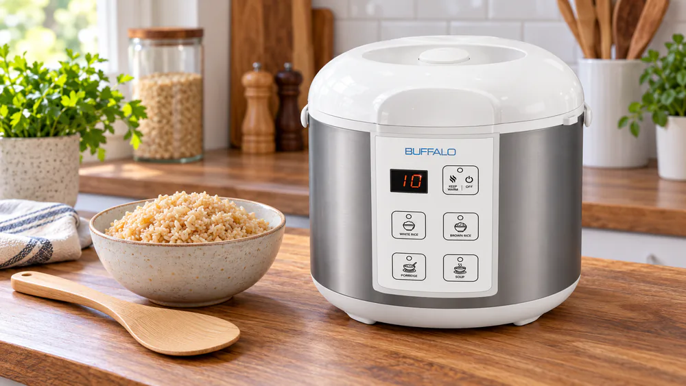 Buffalo Classic Clad Stainless 10-Cup
