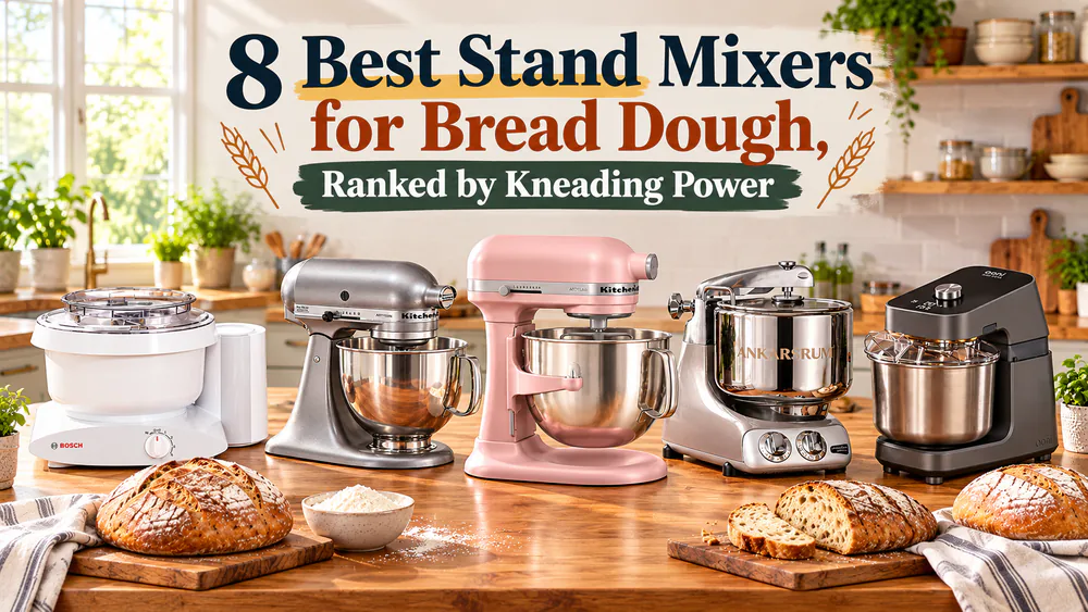 8 Best Stand Mixers for Bread Dough, Ranked by Kneading Power