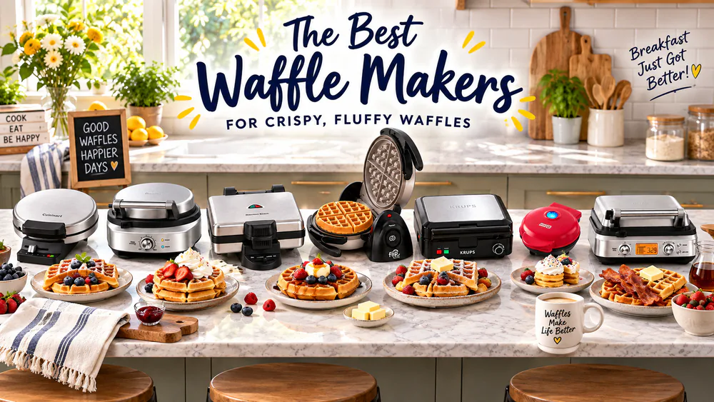 The Best Waffle Makers for Crispy, Fluffy Waffles