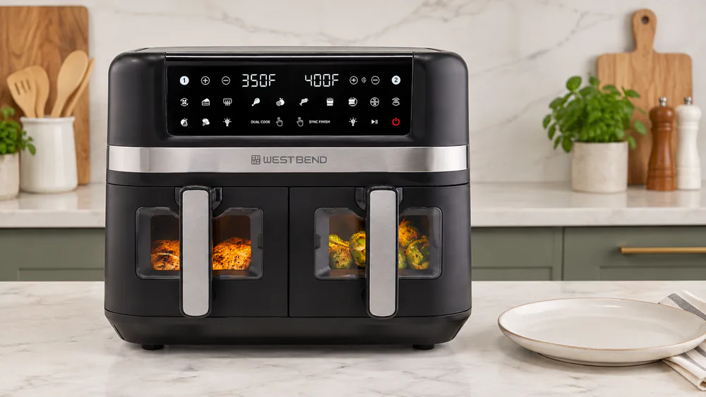 West Bend Double Up 10-Quart Dual Basket Air Fryer