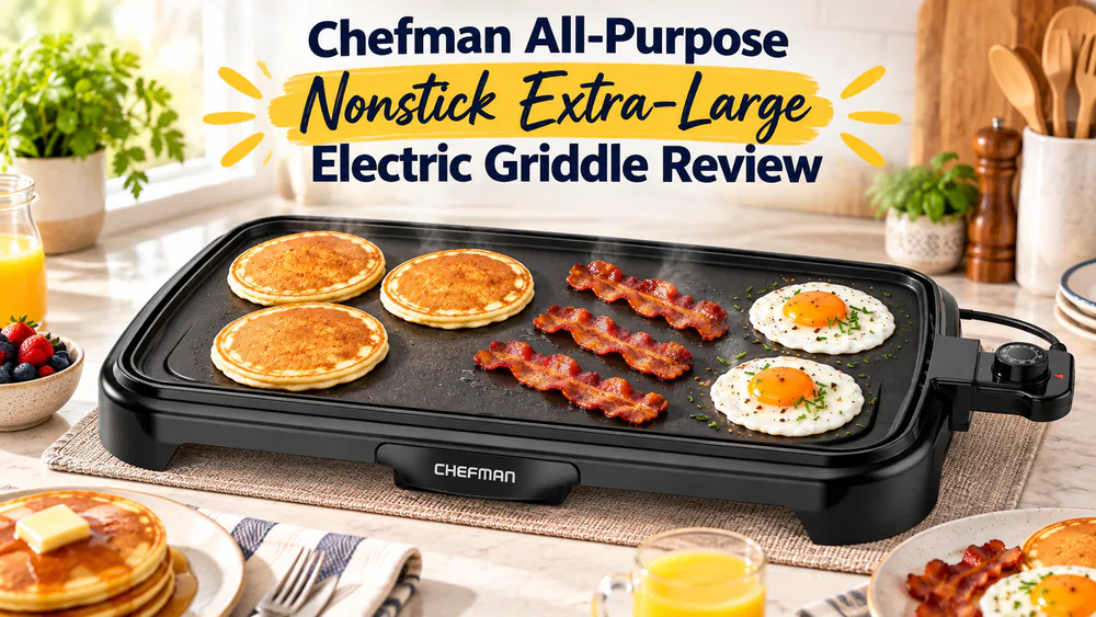 Chefman All-Purpose Nonstick Extra-Large Electric Griddle Review
