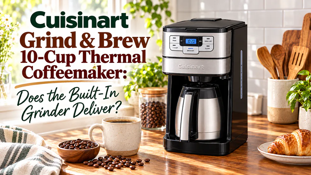 Cuisinart Automatic Grind & Brew 10-Cup Thermal Coffeemaker Review: Everyday Trade-Offs