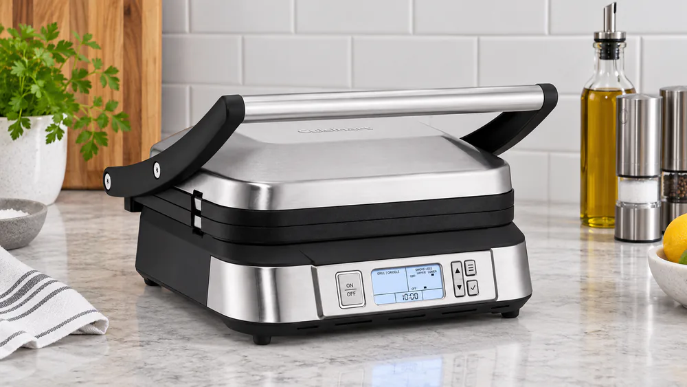 Cuisinart Griddler with Smoke-Less Mode GR-6SNAS