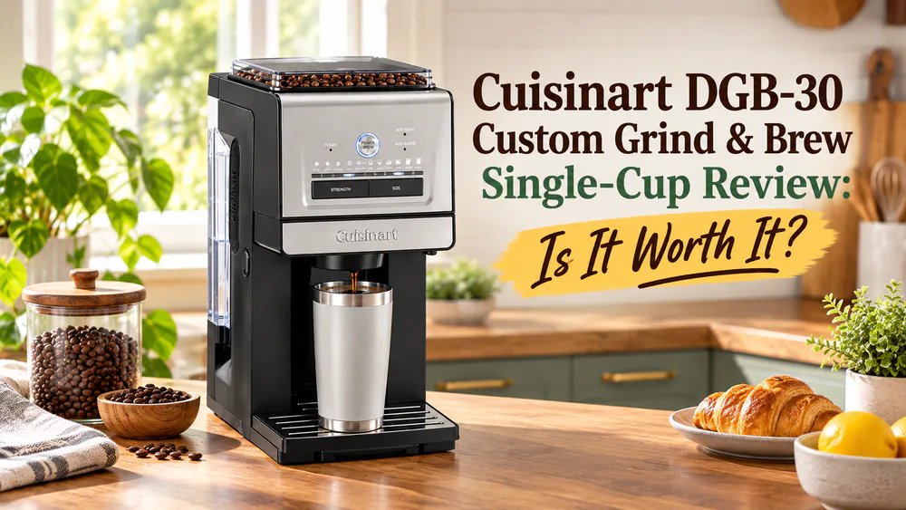 Cuisinart Custom Grind & Brew Single-Cup Coffee Maker Review: DGB-30