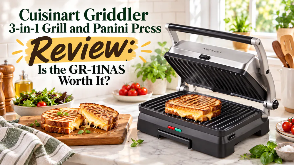Cuisinart Griddler 3-in-1 Grill and Panini Press Review: Is the GR-11NAS Worth It?