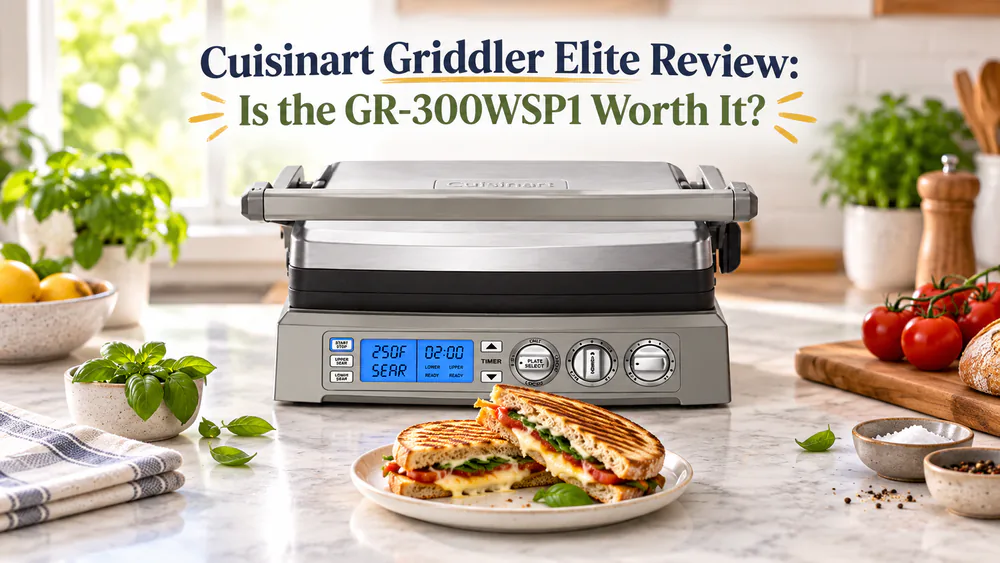Cuisinart Griddler Elite Review: Is the GR-300WSP1 Worth It?