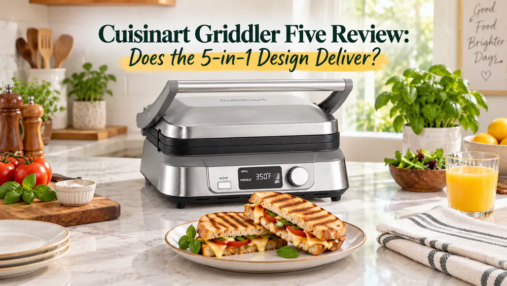 Cuisinart Griddler Five Review: Does the 5-in-1 Design Deliver?