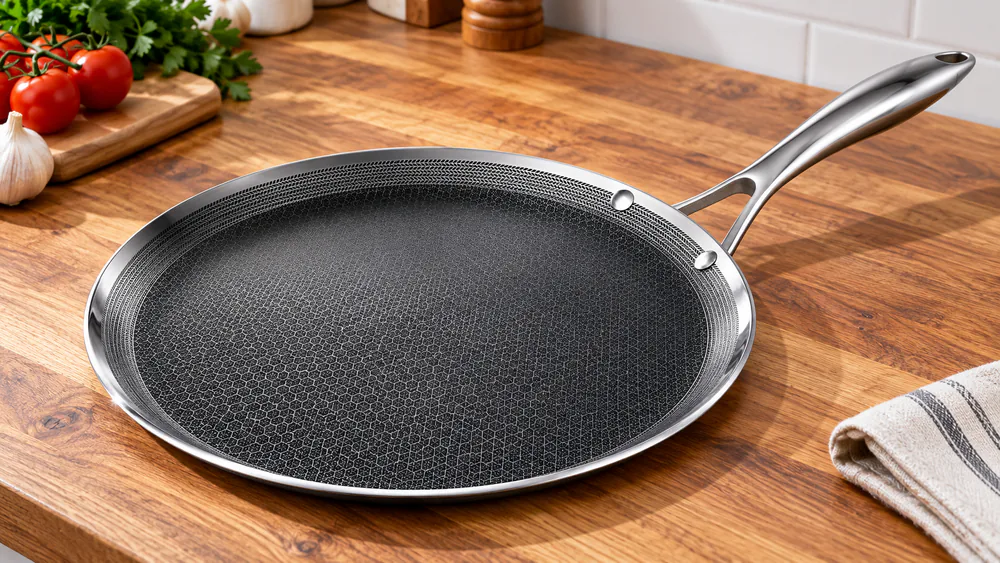 HexClad 12" Hybrid Nonstick Griddle Pan