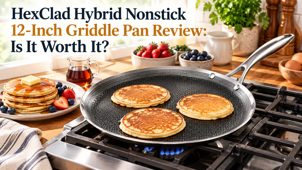 HexClad Hybrid Nonstick 12-Inch Griddle Pan Review: Is It Worth It?