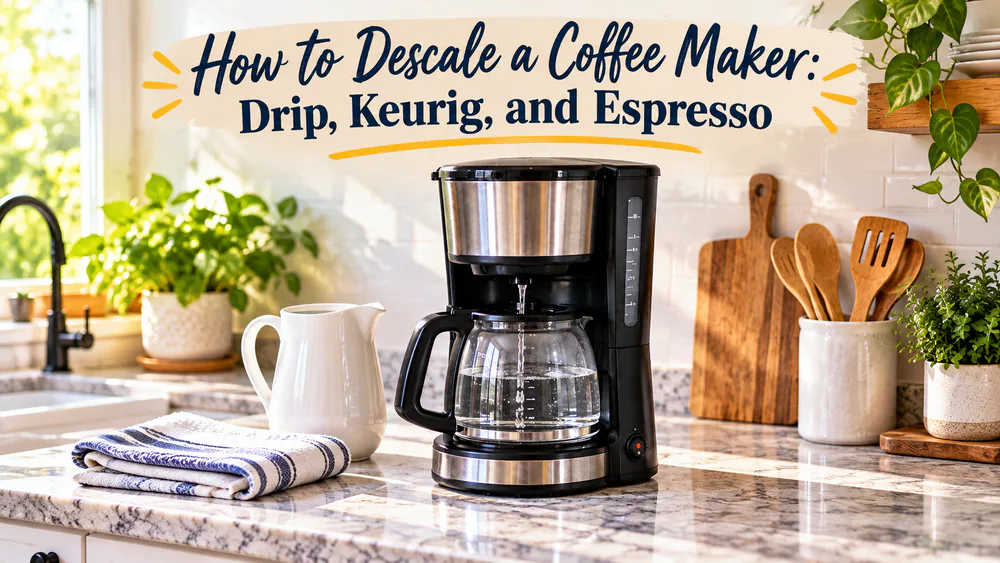How to Descale a Coffee Maker and Choose the Right Solution