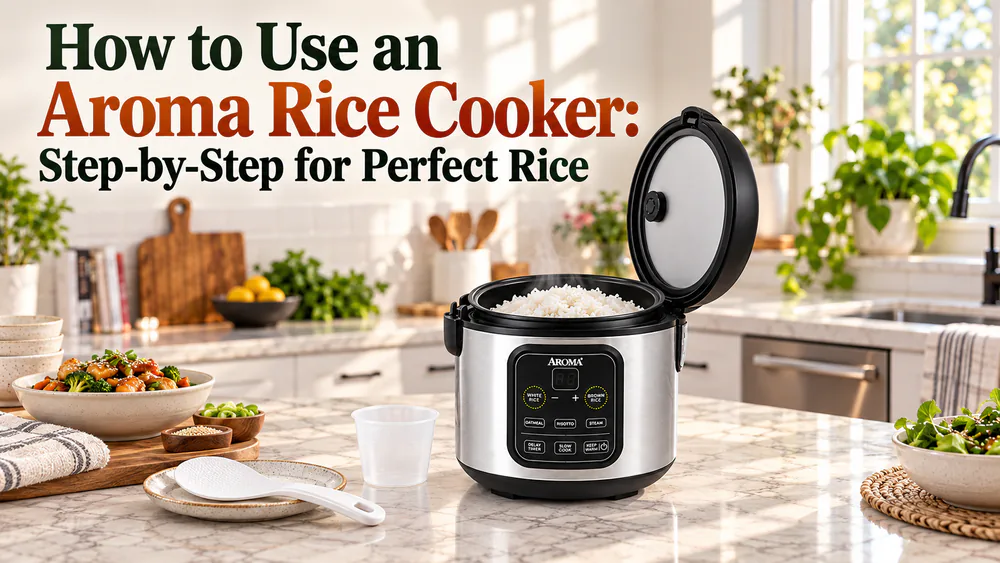 How to Use an Aroma Rice Cooker: Step-by-Step for Perfect Rice