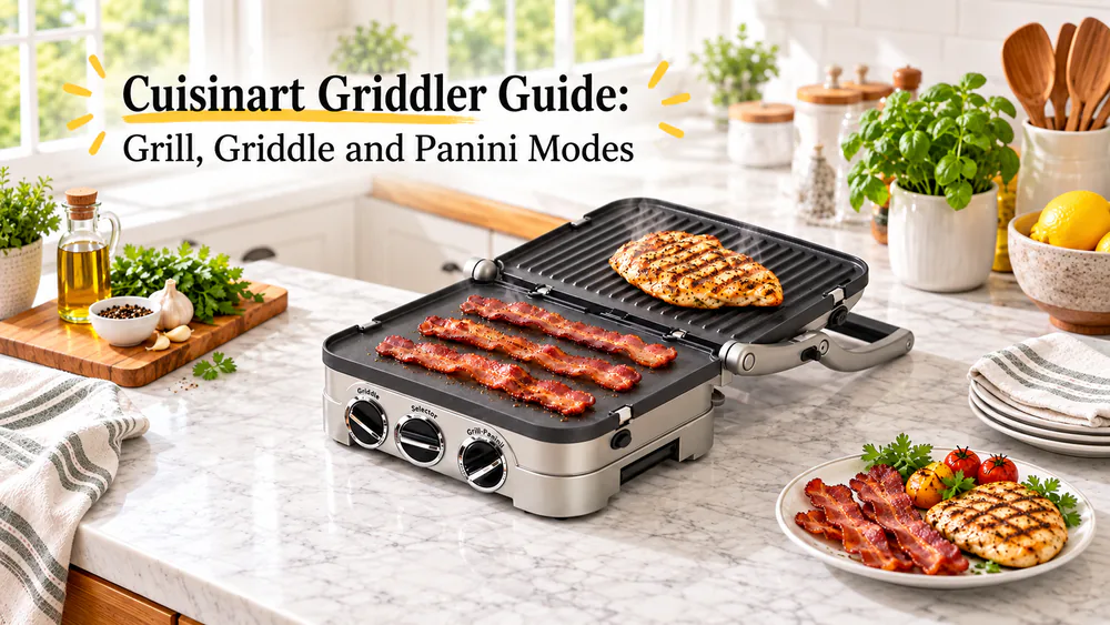 Cuisinart Griddler Guide: Grill, Griddle and Panini Modes