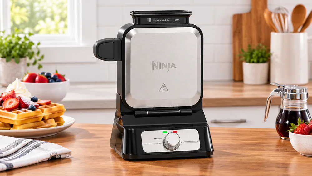 Ninja NeverStick PRO Belgian Waffle Maker BW1001
