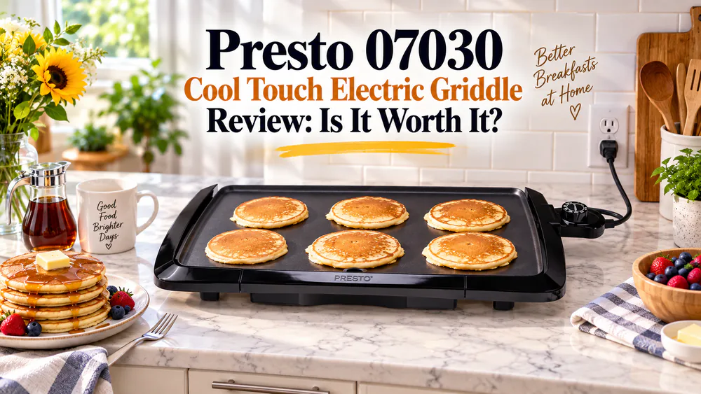 Presto 07030 Cool Touch Electric Griddle Review: Is It Worth It?
