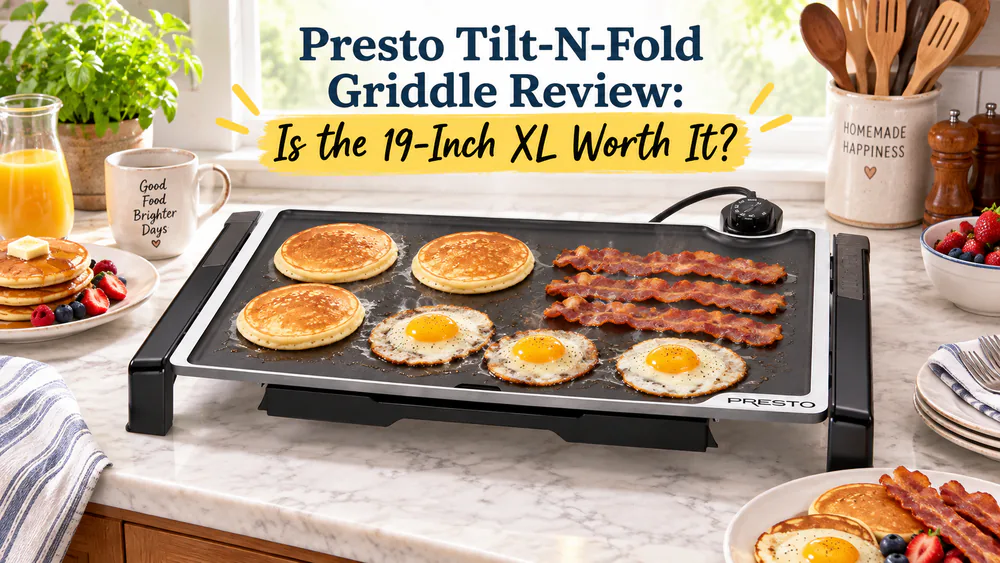 Presto Tilt-N-Fold Griddle Review: Is the 19-Inch XL Worth It?