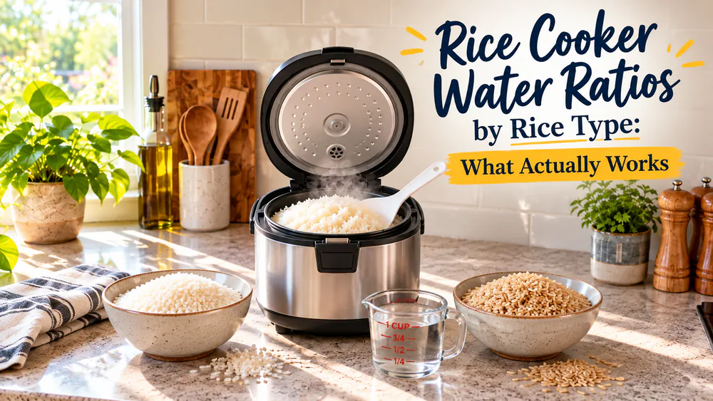 Rice Cooker Water Ratios by Rice Type: What Actually Works