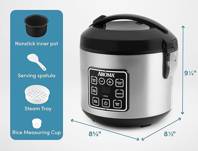  AROMA 8-Cup ARC-914SBD Rice Cooker