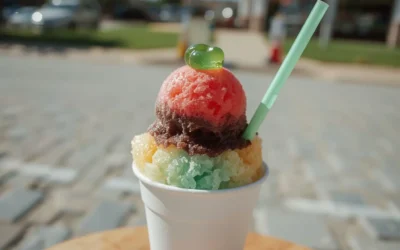 What’s in the Frog in a Blender Snow Cone?